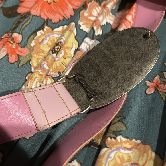 Rare Vintage 1993 Large Pink Butterfly Belt Buckle - Picture 7 of 8